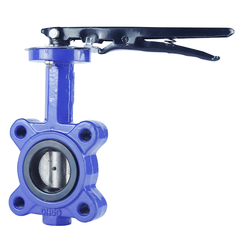 High Performance Wafer Butterfly Valve PTFE Encapsulated Disc Split Body