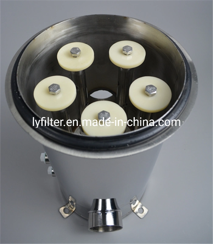 Pre-Treatment de acero inoxidable de alta presión toda la casa Multi-Cartridge Sistema de filtración del filtro de agua