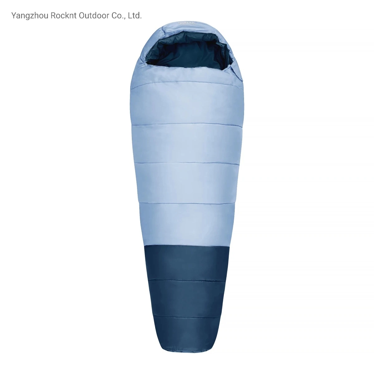 Synthetic Fibre Portable Sleeping Bag with Neck and Zip Baffle