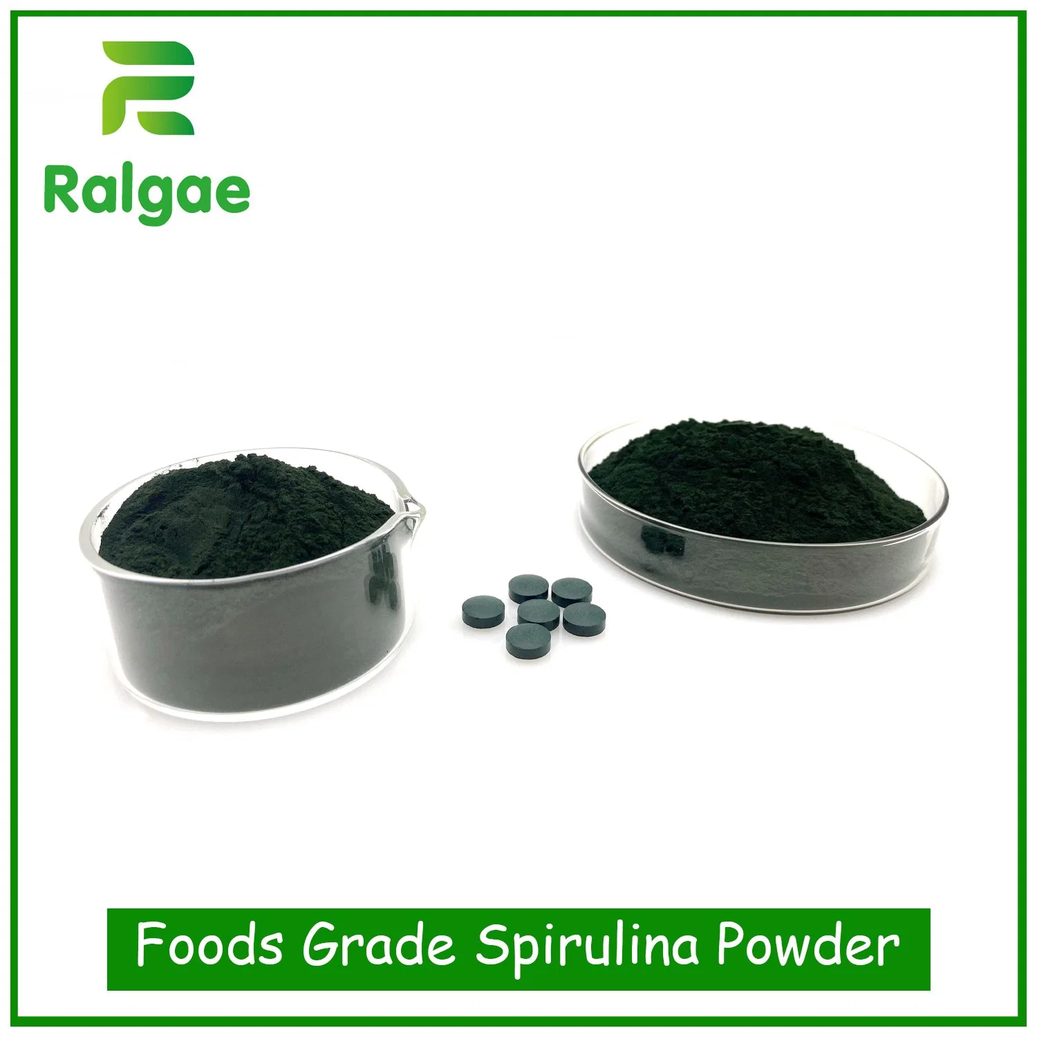 Alimentos Grado Spirulina polvo Orgánico Spirulina polvo Verde Alga polvo Spirulina Algae polvo tableta Spirulina