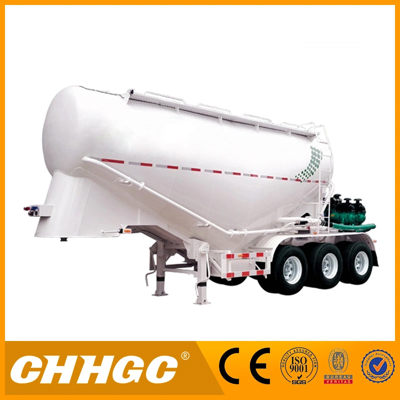 Dongfeng Chhgc 8*4 El polvo de cemento a granel semi-remolques de camiones cisterna