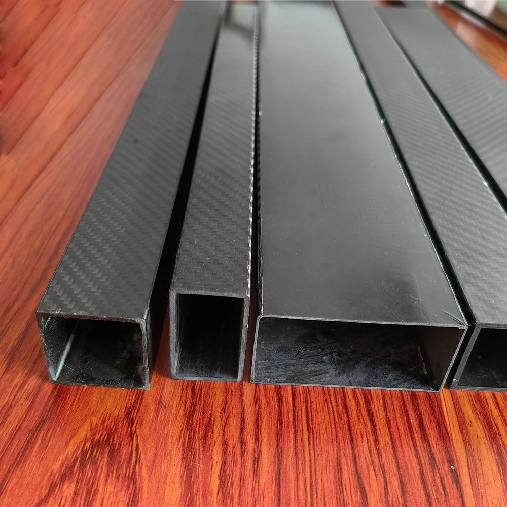 High Stiffness Graphite Carbon Fiber Square Rectangular Tubes