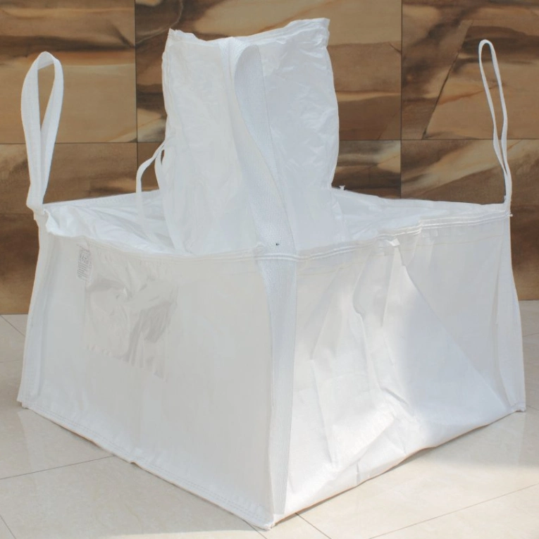 As protecções de forma FIBC Big Bag tecido PP Jumbo sacos a granel 1000kg com camisa salientes