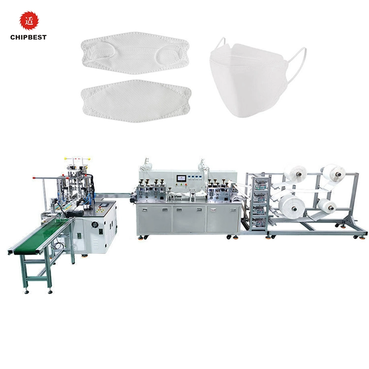 Productivity 130PCS/Min Location System Kf94 Medical Face Mask Making Machine