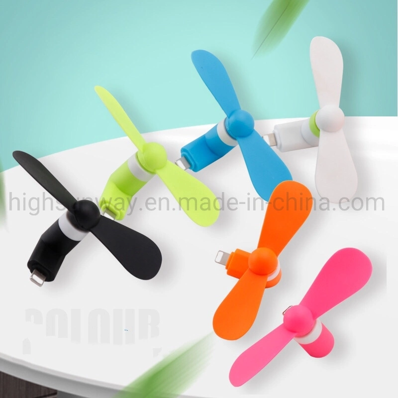 Portable Phone Mini USB Fan for Apple and Android Phones