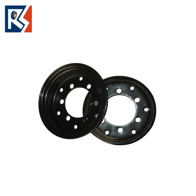 Two Piece Split Forklift Industrial Steel Wheels 3.00d-8