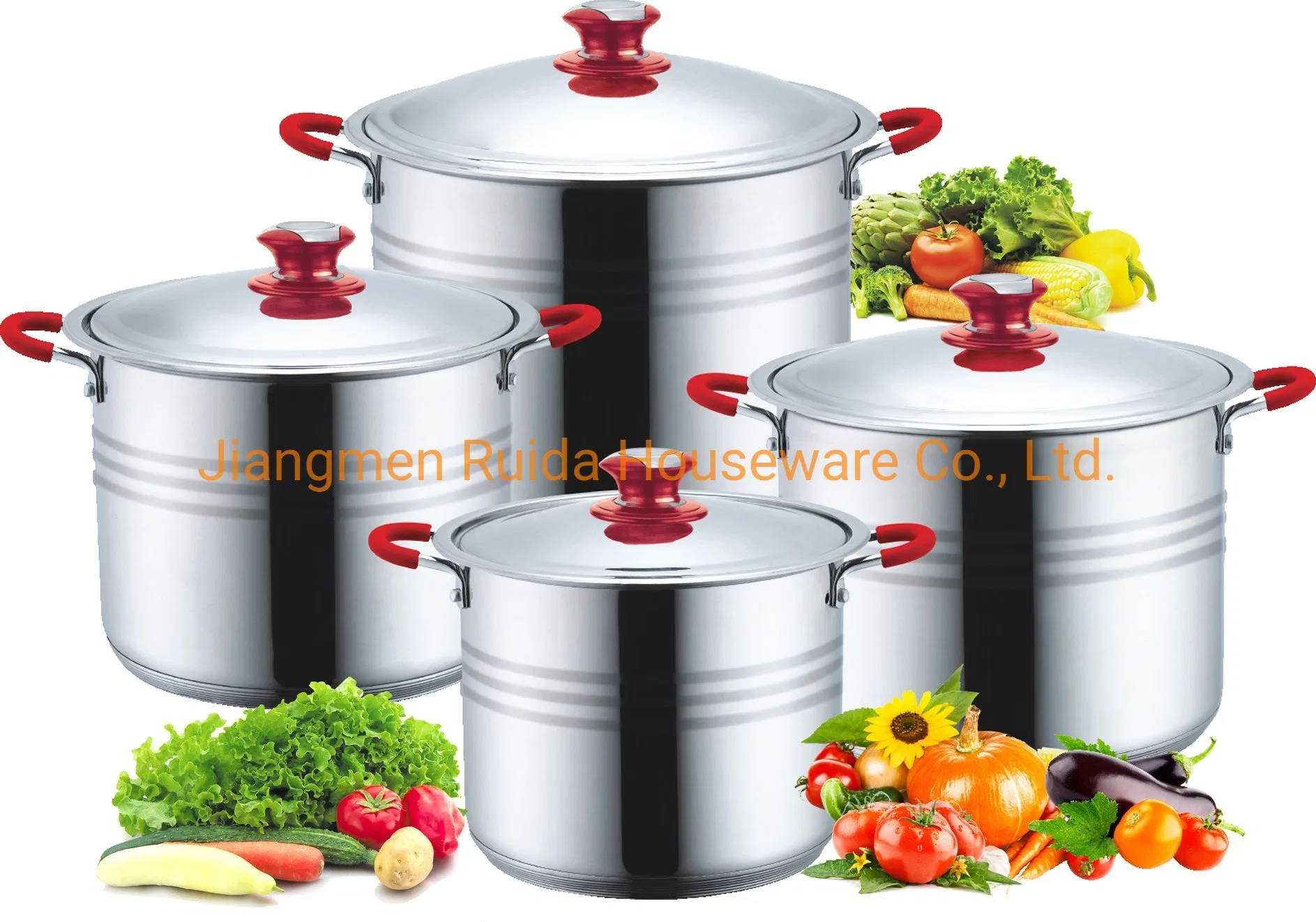 Stainless Steel Stock Pot Cookware in Various Sizes Are Available Cookware Set Kitchen Ware
