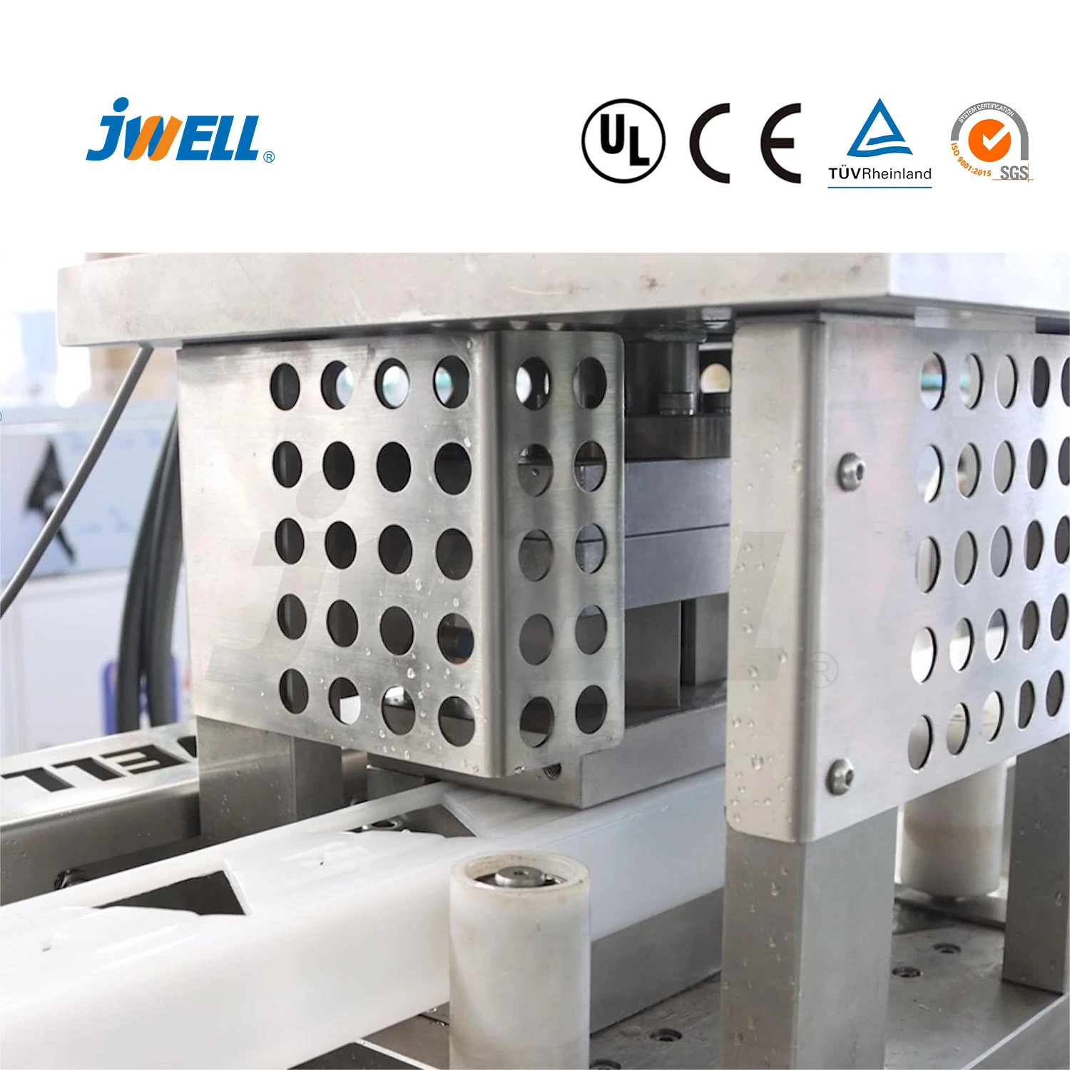 Jwell Machinery PE Grass and Stone Isolation Belt / Tape Línea de extrusión