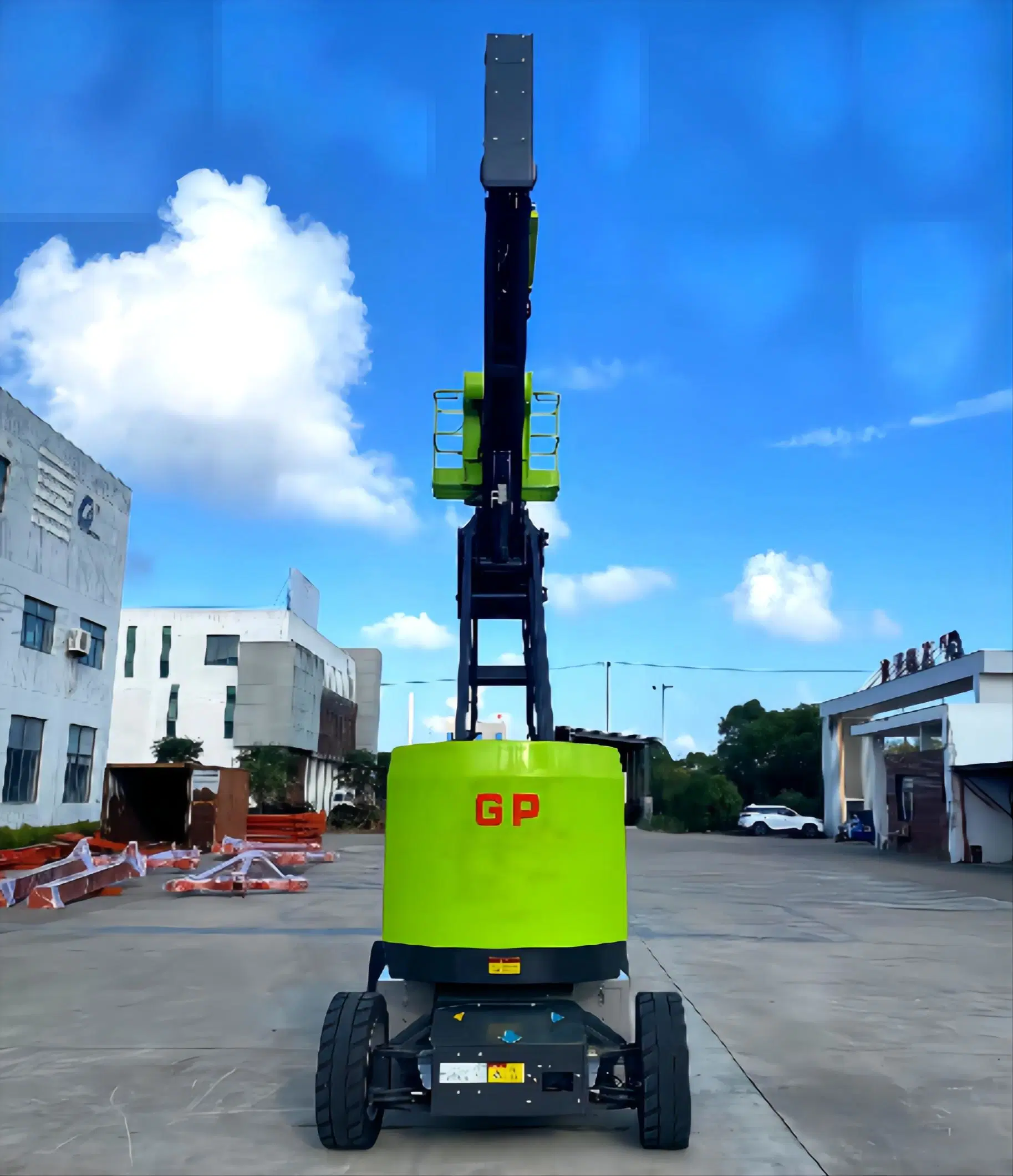 Edificio de la construcción de equipos de elevación Eléctricos autopropulsada articular Cestas