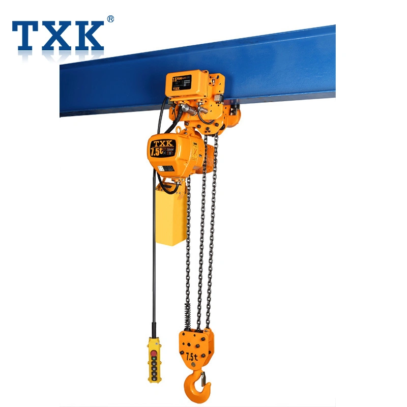 Winch for Sale 7.5ton Electric Chain Hoist with Hook Suspension