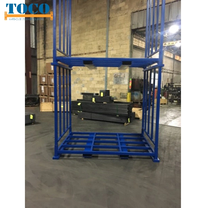 Competitive Painted Building Materials Movable Pallet Stacking Equipment with Plywood Deck