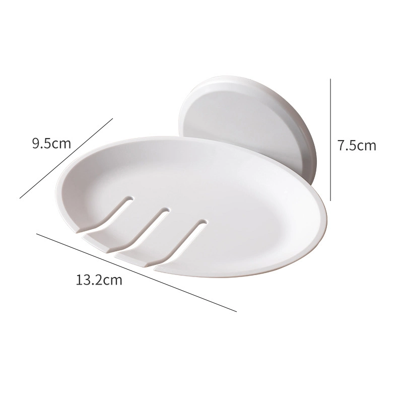 Dish Holder Plastic Bathroom Silicone Storage Wall Leaf Shaped Suction Cup for Shower Simplicity Kitchen Soap Box