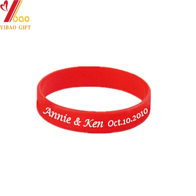 Fashion Silicone Wristband with No Minimum (XY-HR-103)