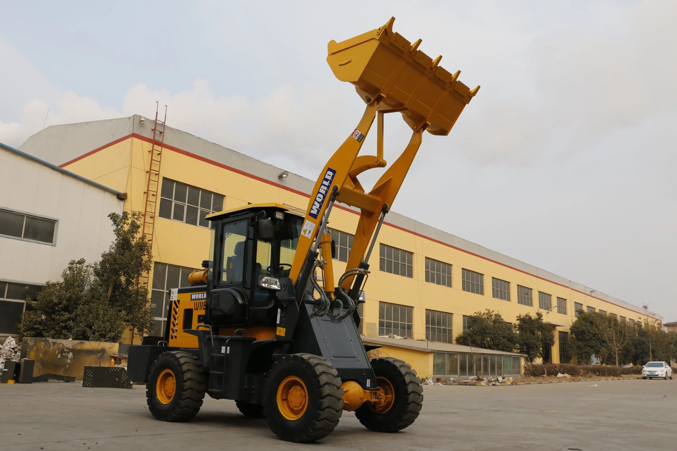1ton/1.5ton/2ton CE/EPA Small Tractor Front End Used Telescopic Wheel Loader with Skid Steer Plate