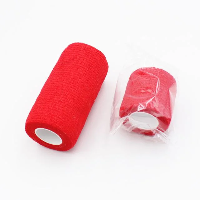 Cohesive Bandage Self-Adhesive Elastic Bandage Non Woven Material and 100% Cotton Material All Available