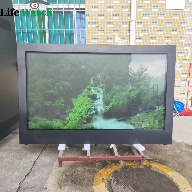 55-Inch 2K 4K Waterproof Wall Mount Outdoor Digital Signage Player Landscape TV Display Touch Screen