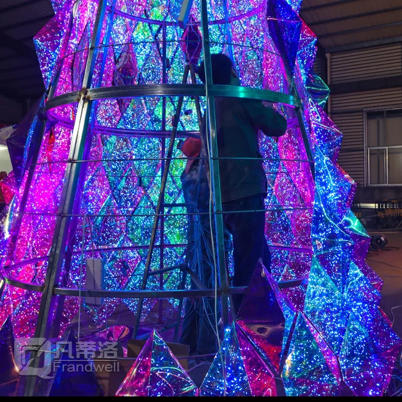 El gigante de 60 pies de 50 pies de un gran árbol de Navidad Adornos para uso exterior