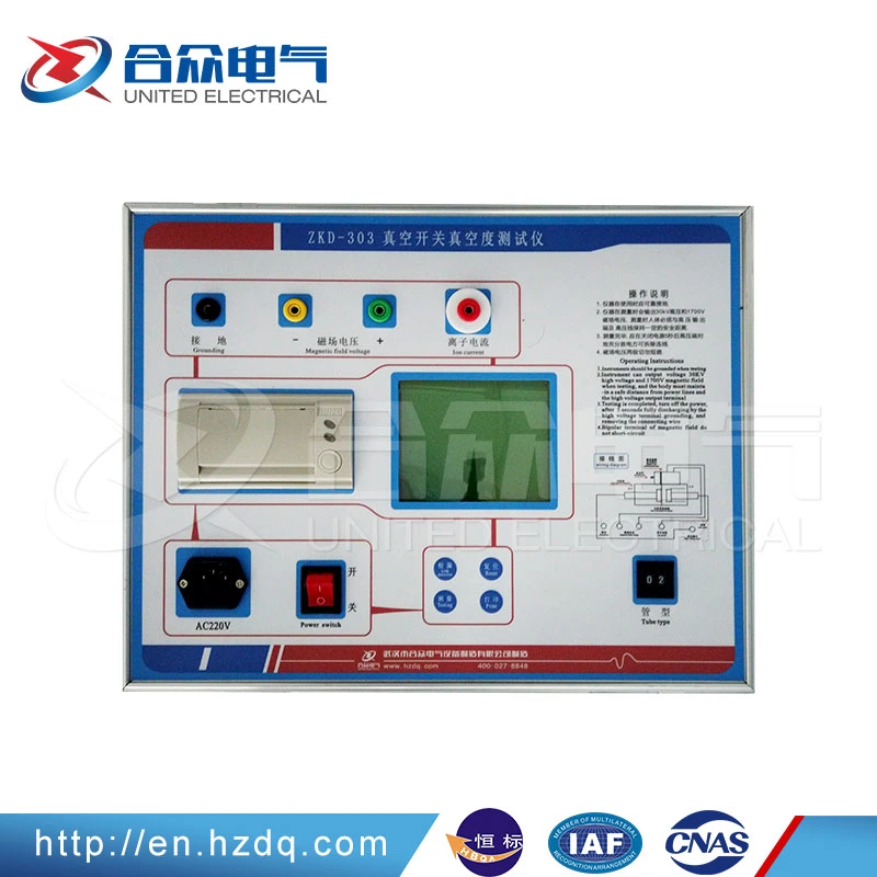 Vacuum Switch Vacuum Degree Tester/ Vacuum Switch Vacuity Tester Circuit Breaker Test Machine