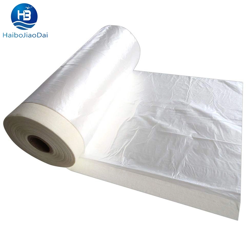 Adhesive Tape with Protective Paper for Auto Painting Car Automotive Masking Film