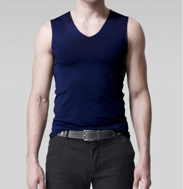 L'été personnalisée de la glace à séchage rapide de la soie Sleeveless Tee-shirts hommes" s sports Tank Top