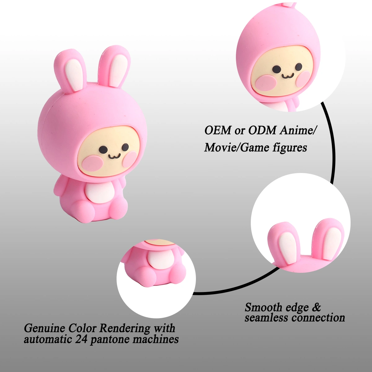 Cartoon Anime Figure Action Figurines OEM for Promotion Gifts Collectible Toys