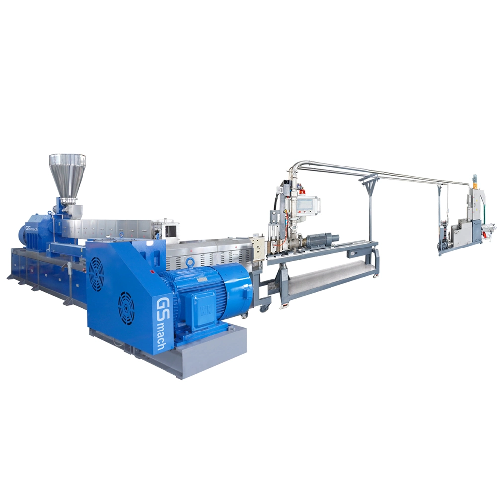 Twin Screw Extruder Machinery Plastic Filler Masterbatch Making Machine