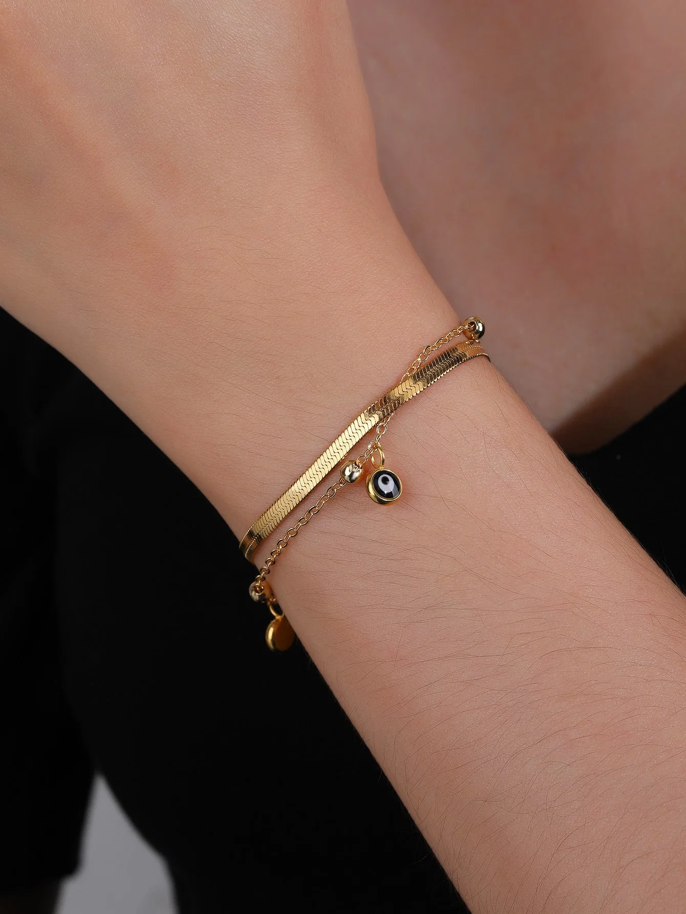 مصنوع من الفولاذ المقاوم للصدأ لإكسسوارات Lady Bracelets