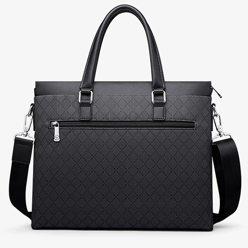 King Genuine Men's Handbag New Business Briefcase Shoulder Bag Cross Body Bag Men's Computer Bag