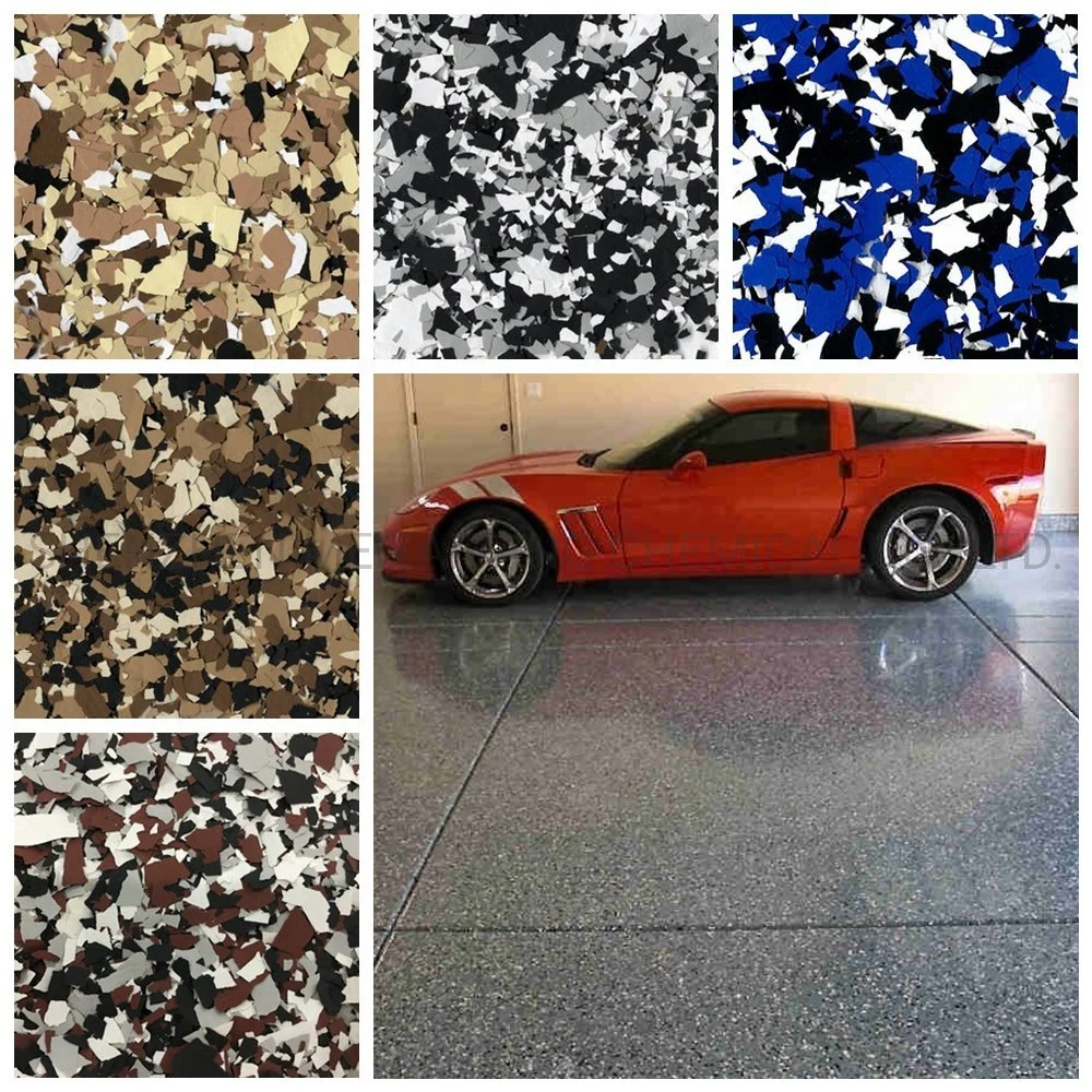 2: 1 Durable Decorative Epoxy Flake for Epoxy Garage Floor Coating