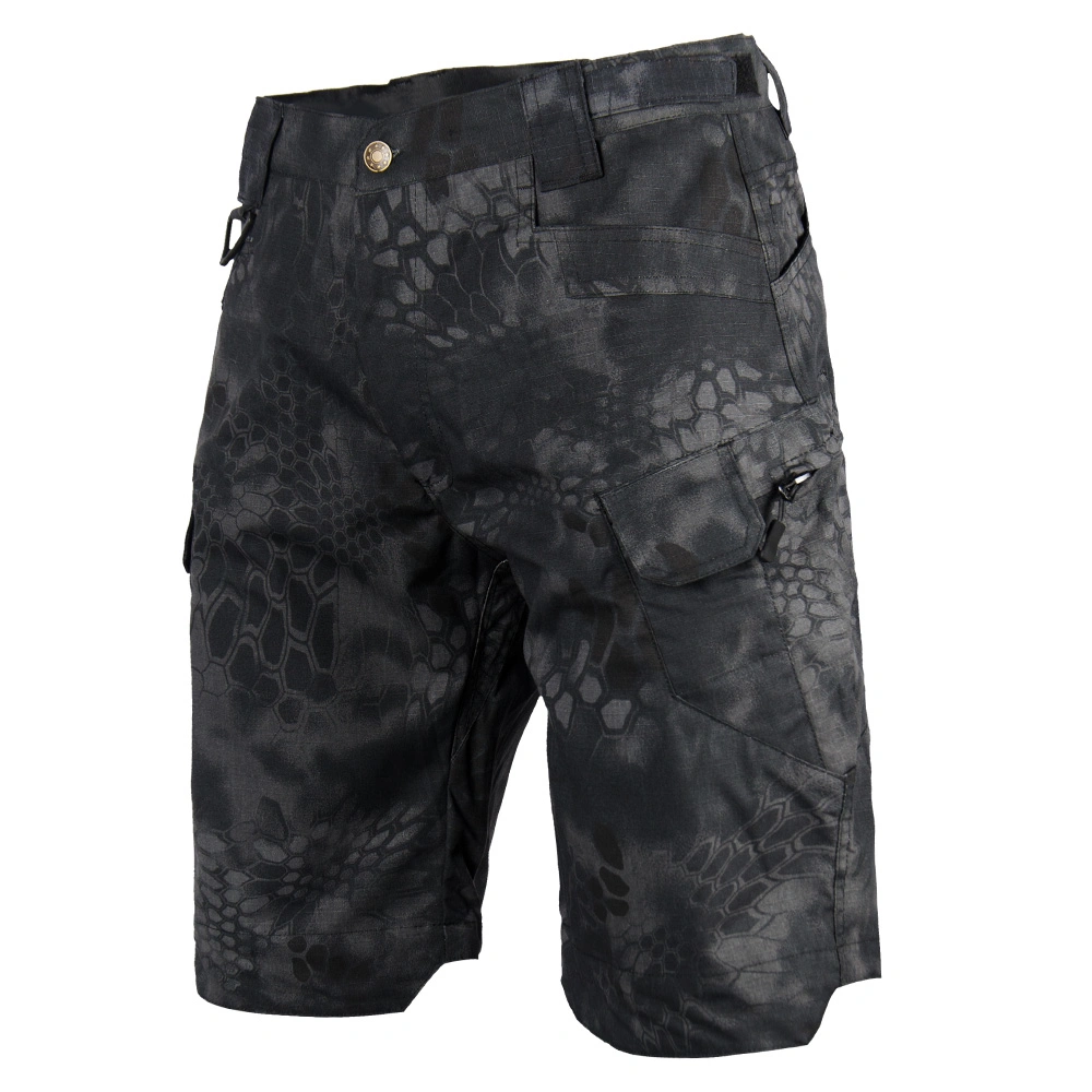 Black Cargo Short/ Men's Beach Short/ Cargo Short Plaited