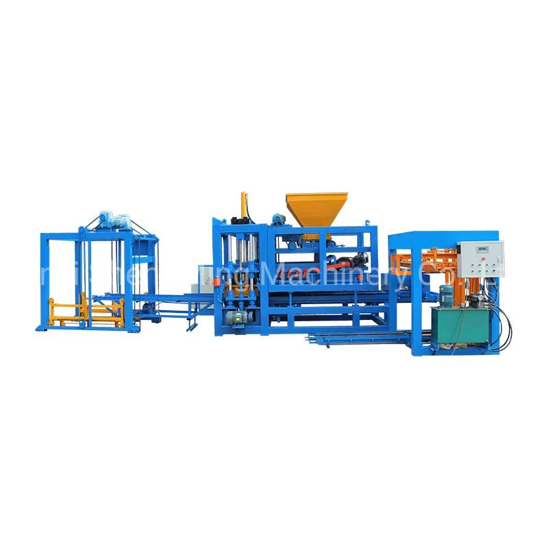 Fully Automatic Cement Fly Ash Concrete Paver Brick Blcok Making Machine Production Line