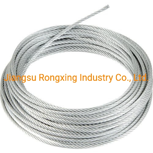 7/32" 7X19 Cable aviones galvanizado - Resistencia a la ruptura de 5600 lbs.