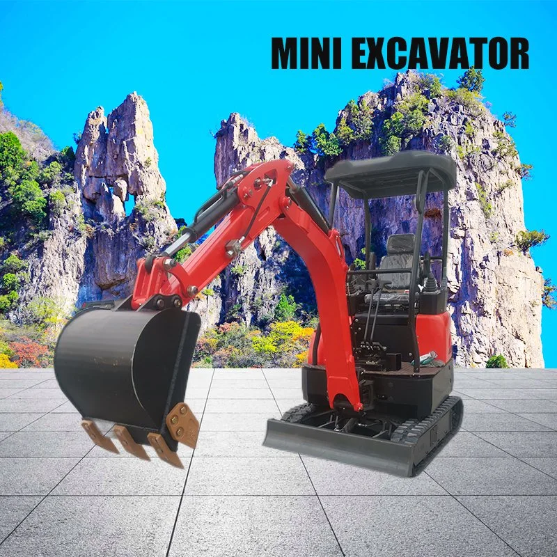 Sale Cheap 1.8t 3.5ton Mini Hydraulic Excavator Machines Used for Engineering Construction Home Garden Digger Machine