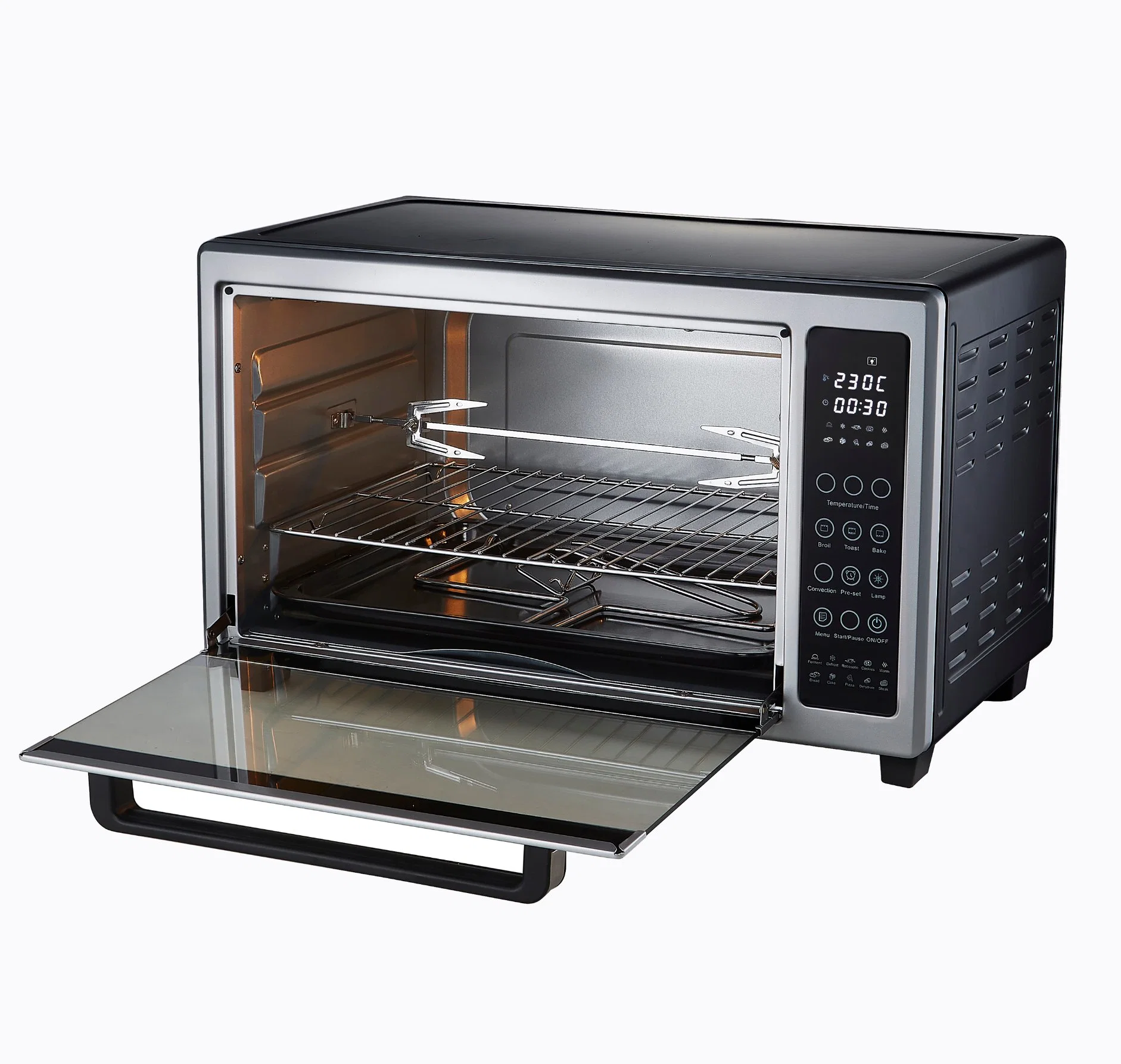 45L Digital Convection Oven with LED Display and Digital Touch Control