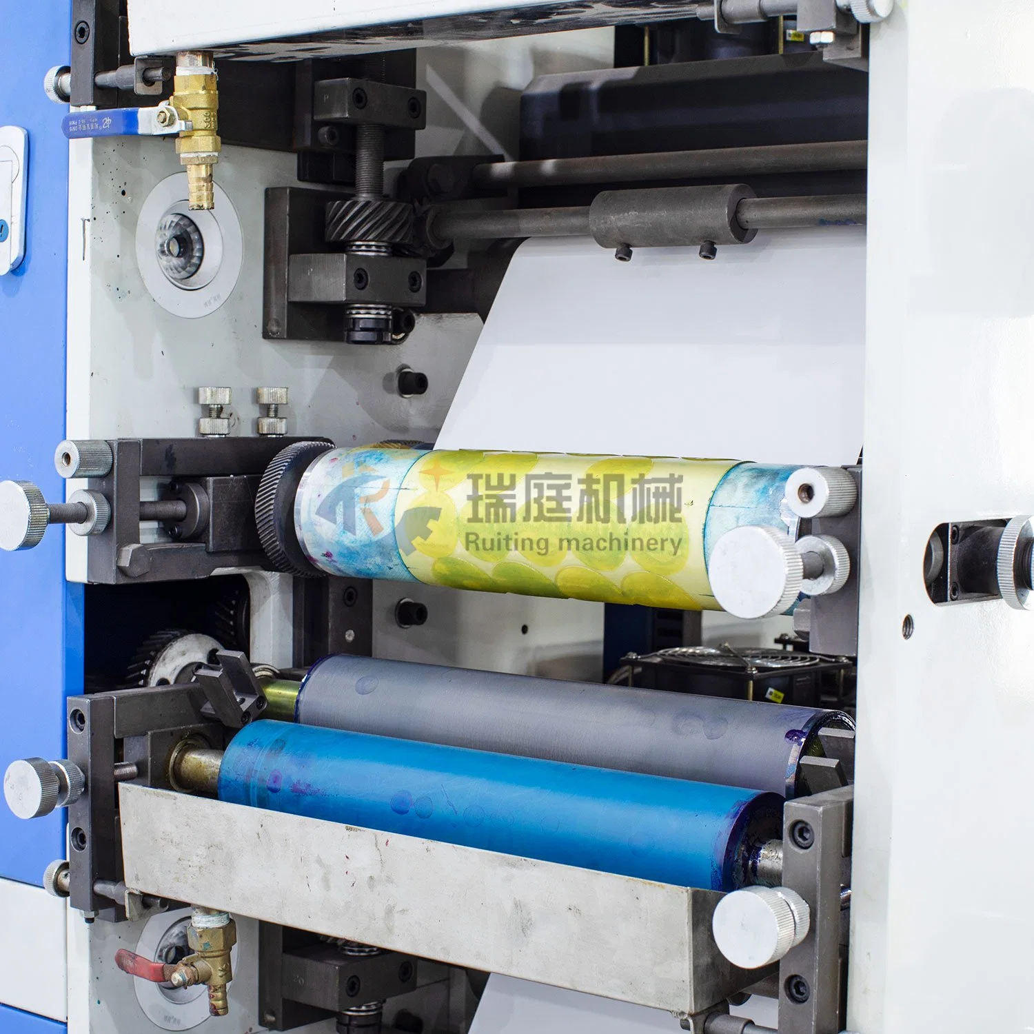 Automatic Roll to Roll Medicinal Aluminum Foil 8 Color Flexo Printing Machine Price for 8 Color Gearless Flexo Printer