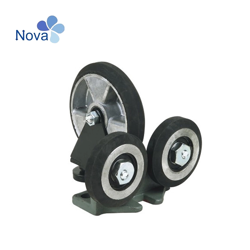 PVC &amp; Iron 1.00-2.00m/S Elevator Nylon Pulley Rolling Guide Shoes