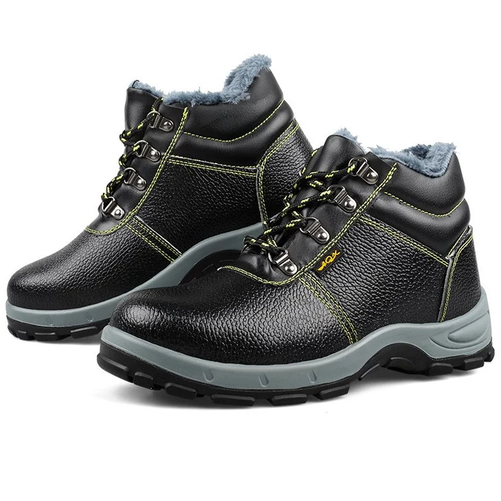 Wholesale Mens Black High Heel Work Rubber Safety Shoes Boots
