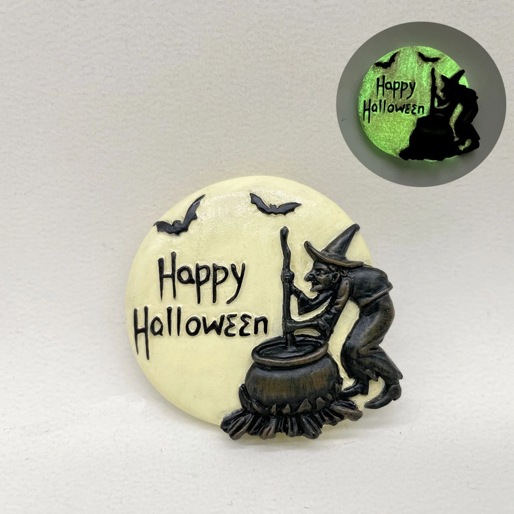 Customized 3D Resin Holiday Fridge Magnet Halloween Characters Glow in The Dark