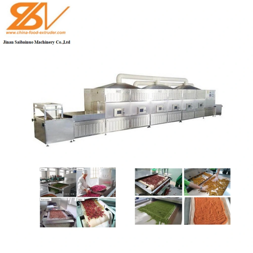 High quality/High cost performance  New Condition Tunnel Conveyor Microwave Dryer