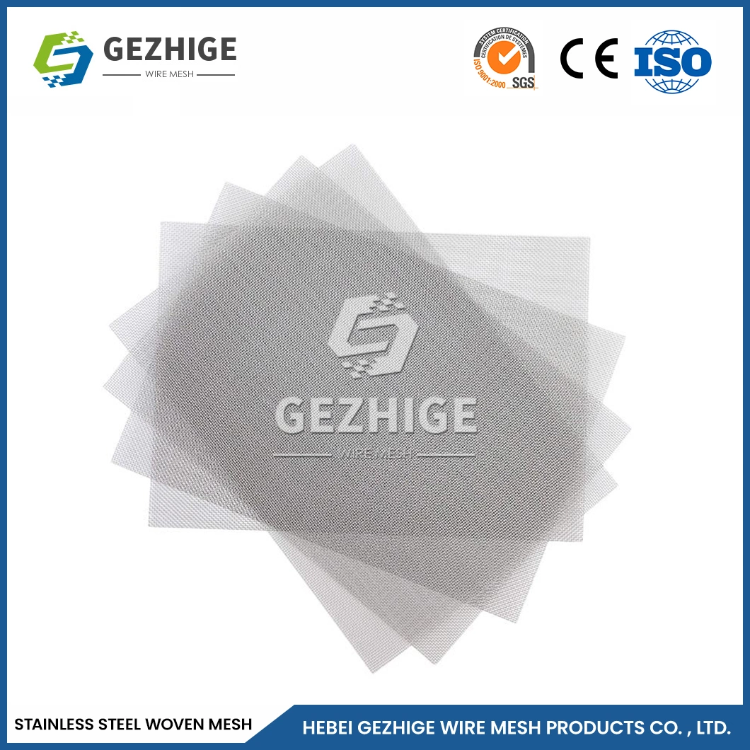 Gezhige Black Wire Mesh Suppliers China High Stregth Decorative Hand Woven Stainless Steel Wire Rope Mesh 0.6mm Wire Thickness Ss 316 Stainless Steel Wire Mesh