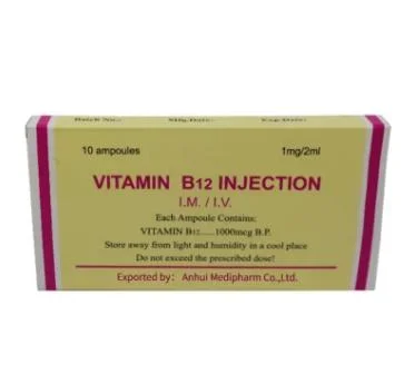 Vitamin B12 Injection, Vitamins Drugs, 1mg/2ml, 10&prime; S/Box, Medicine