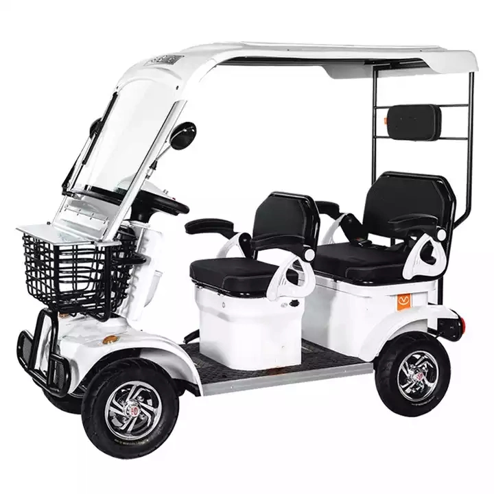 Battery Operated Golf Carts Mini Electric Golf Cart 25km/H Max Speed Sightseeing Car for Personal Use