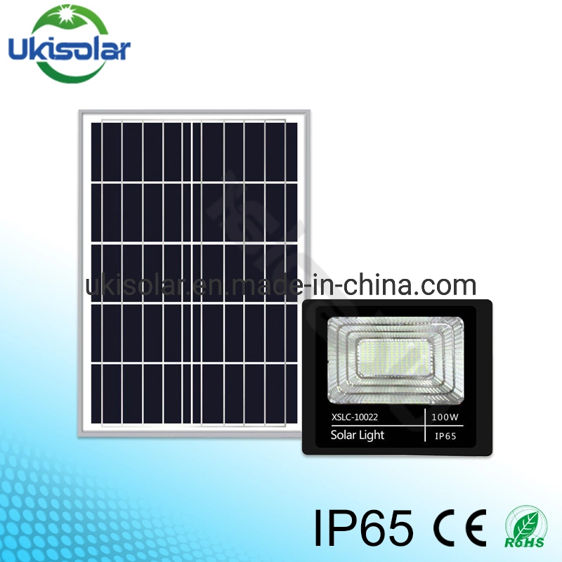 Die-Casting Aluminum Heavy Duty IP67 Waterproof Floodlight 30W 60W 100W LED Solar Powered Flood Light Outdoor