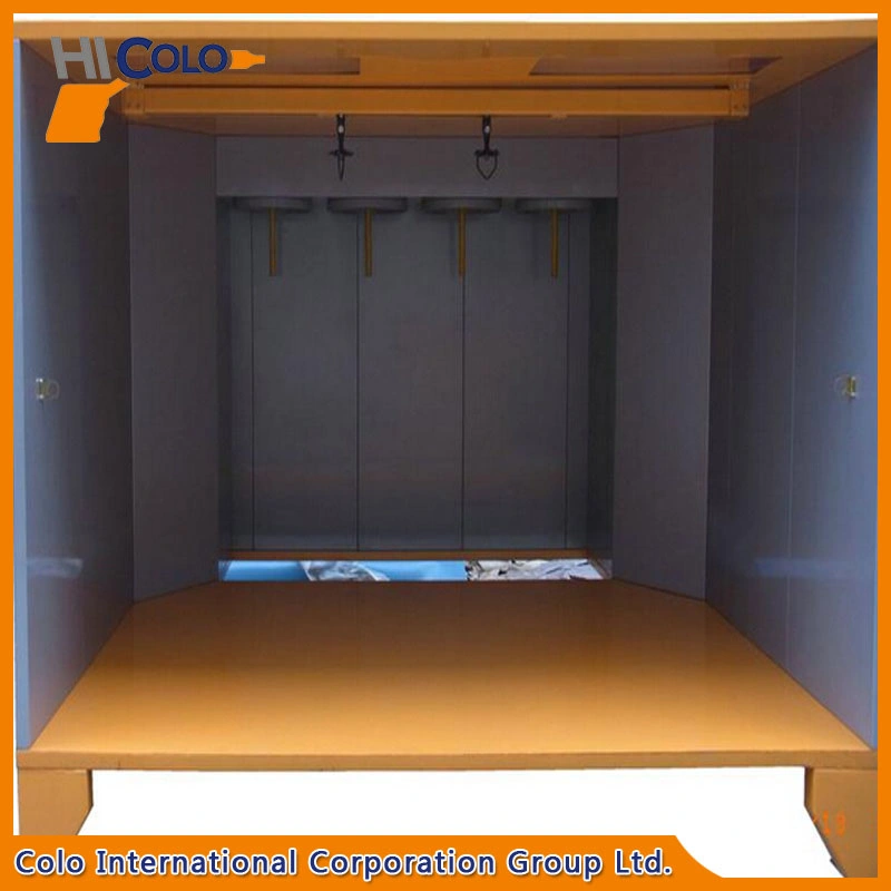 High Quality Manual Batch Spray Booth with 4 Filters