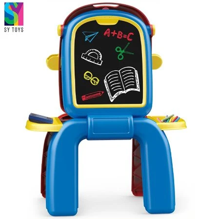 Sy Children's Standing Art Easel Toy Magnetic Double Side Magical Drawing Boards Toys