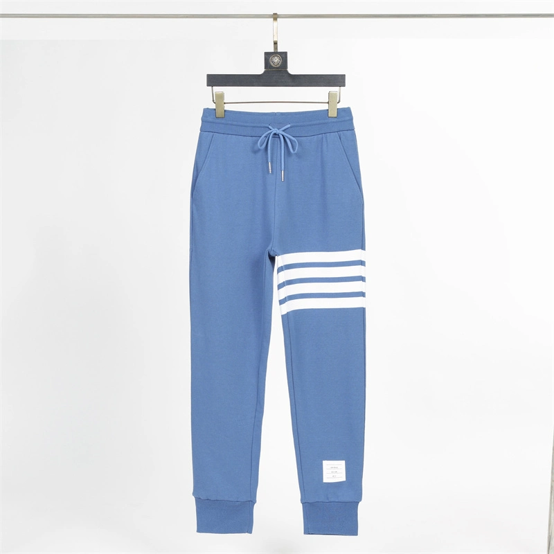 Factory Wholesale/Supplier Yarn-Dyed Four-Bar Pants & Trousers