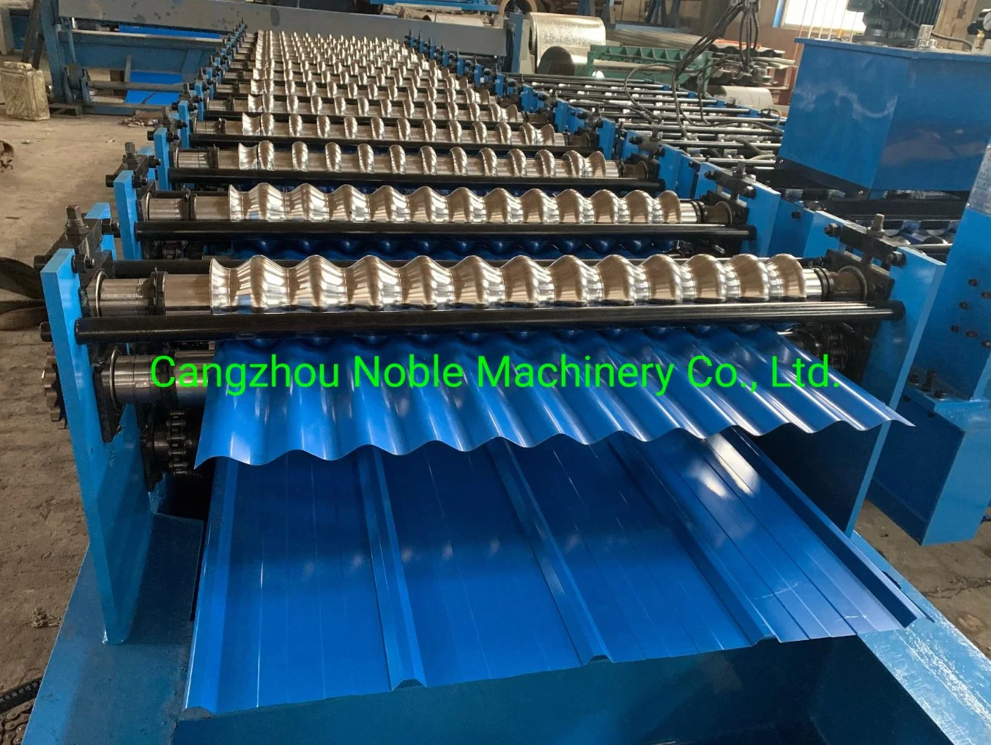 Double Layer Trapezoidal Roofing Sheet Profile Roll Forming Making Machine