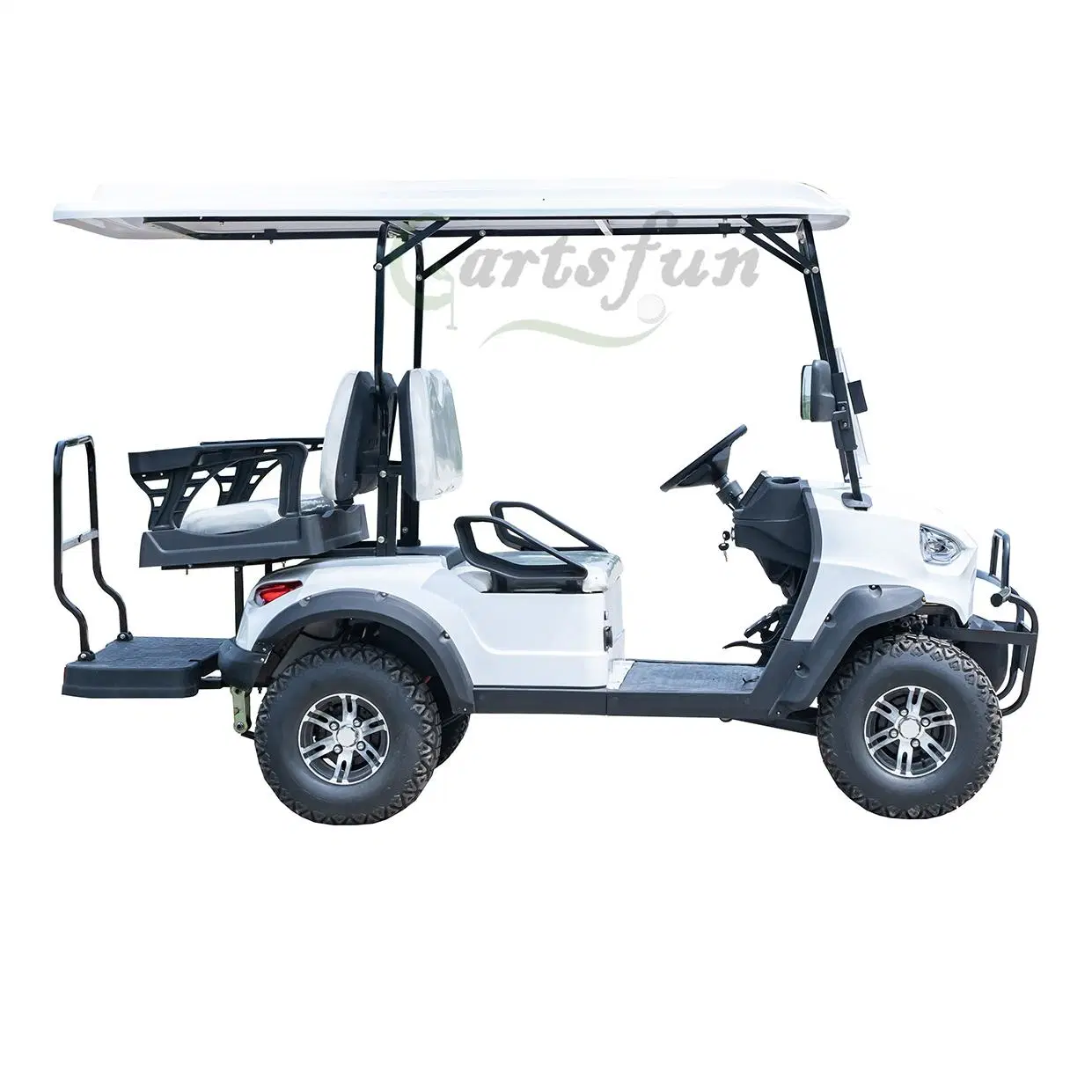 Lower Price 48V 4 Seat Sightseeing Bus Electric Golf Buggy Club Cart