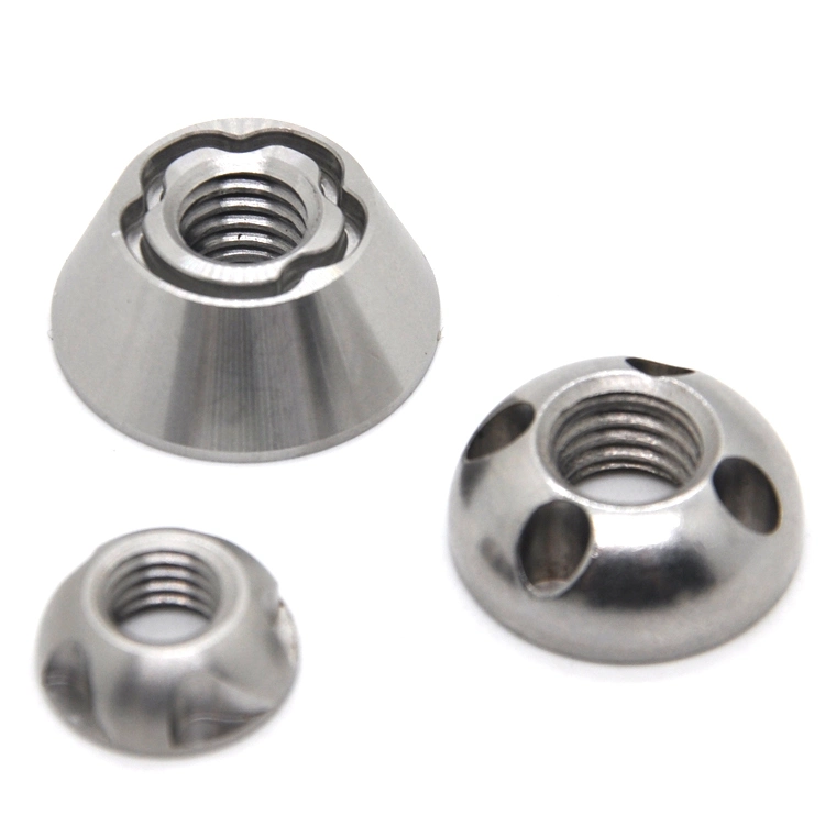 CNC Machining Carbon Stainless Steel Outdoor Anti-Theft Security Safety Nut