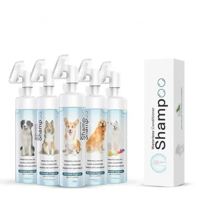 Шампунь Waterless Sulfate-Free Paw для собак кошки домашние животные сухой шампунь ножной чистящей щетки